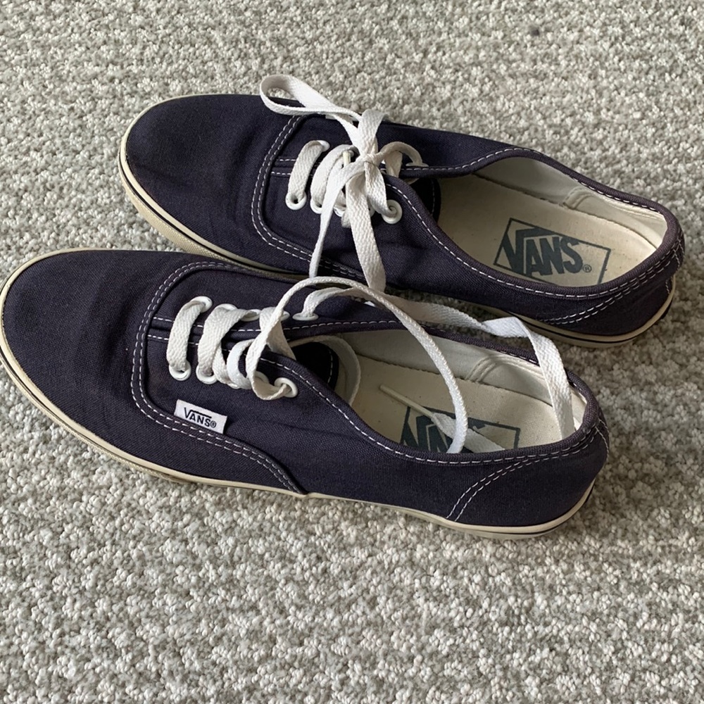 VANS Navy Blue Shoes — SIZE 7.5